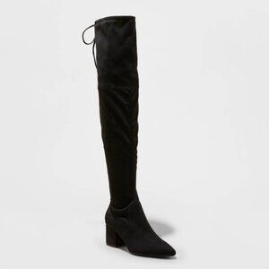 Women's Greta Tall‎ Dress Boots - a New Day™ Black